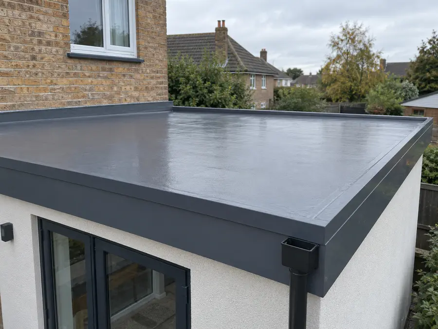 Garden room flat roof flat roof visualisation